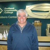 Salvador Ramos-Rodriguez stopped by the Hillsboro Center on his way to his new job at Centro Prosperided, a new venture that will connect PCC to Hillsboro students who are looking for opportunity.