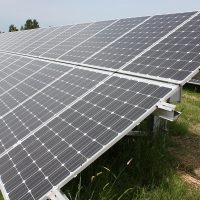 Rock Creek Campus' solar array provides PCC with green energy.