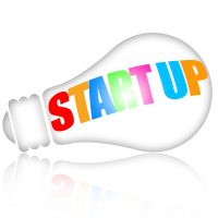 Picture of a light bulb with the word "Startup" across it.