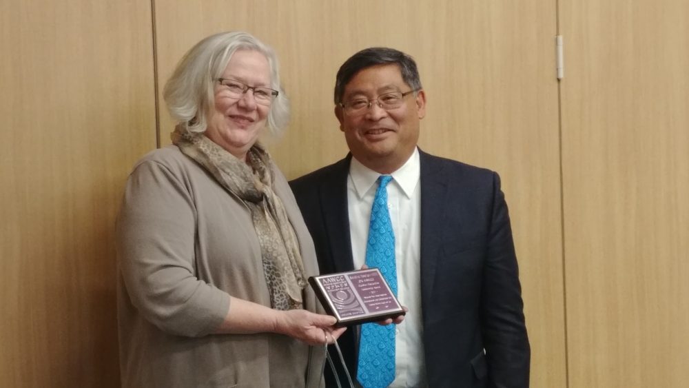 Sandra Fowler-Hill, Rock Creek campus president and 2017 AAWCC award winner.