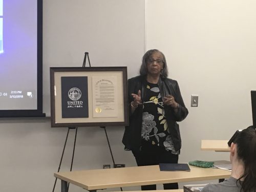Eastland recalled that while the Civil Rights Movement was in full swing, she and her fellow young people were kept on the sidelines due to the Rev. Dr. Martin Luther King’s wish that no children should risk possible imprisonment.