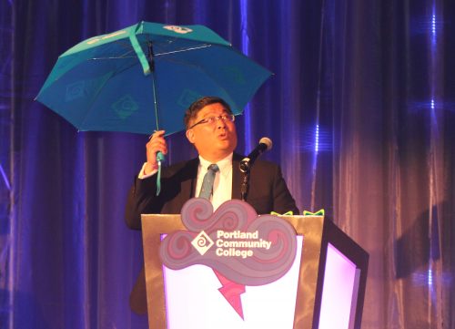 Mark Mitsui prepares for 'The Gala Storm."