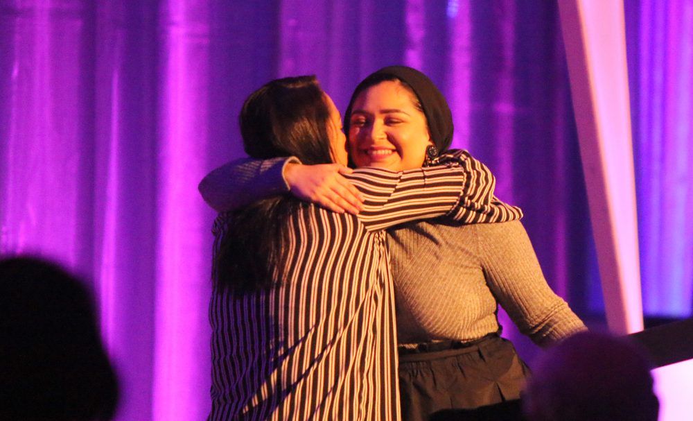 Student speaker Sofia Velasquez.