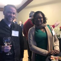 President's Circle chatting