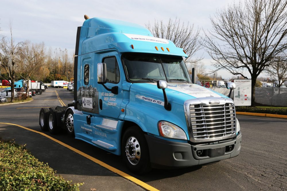 diesel freightliner truck