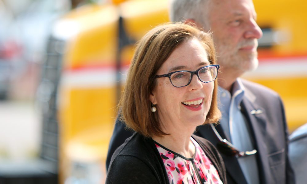 Kate brown smiling.