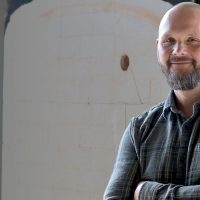 Ben Buswell in foundry