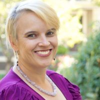 portrait of discussion facilitator Ellen Knutson