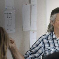 Hilary Campbell teaching class.