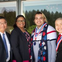 Photo of Mark Mitsui, Karin Edwards, Mahamad Abdul Karim and Kavi Kien