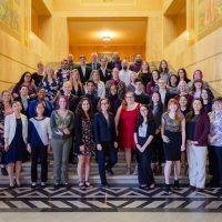 A group photo of the All=Oregon Community College Academic Team