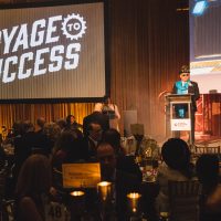 Mark Mitsui speaks at gala