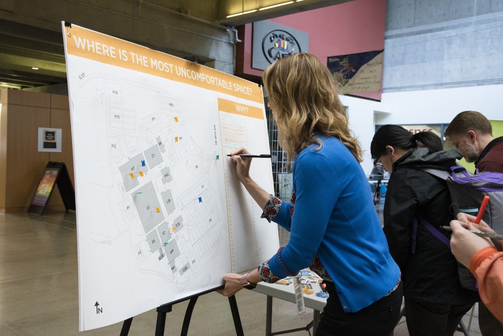 Sylvania seeks input at public outreach event on campus' future look and feel.