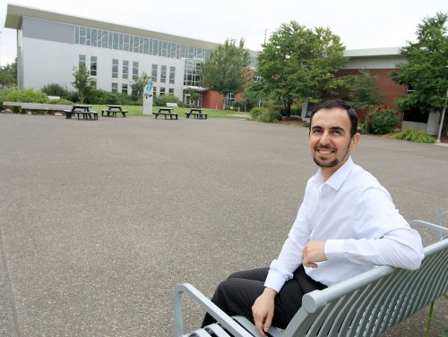 Flamur Vehapi feels right at home at PCC.