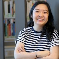 Ngoc Nguyen in library