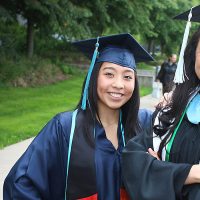 Margarita and Veyda posing at SE Campus