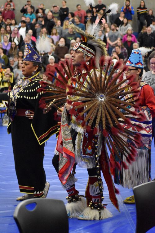 Photo of dancers at the powwow