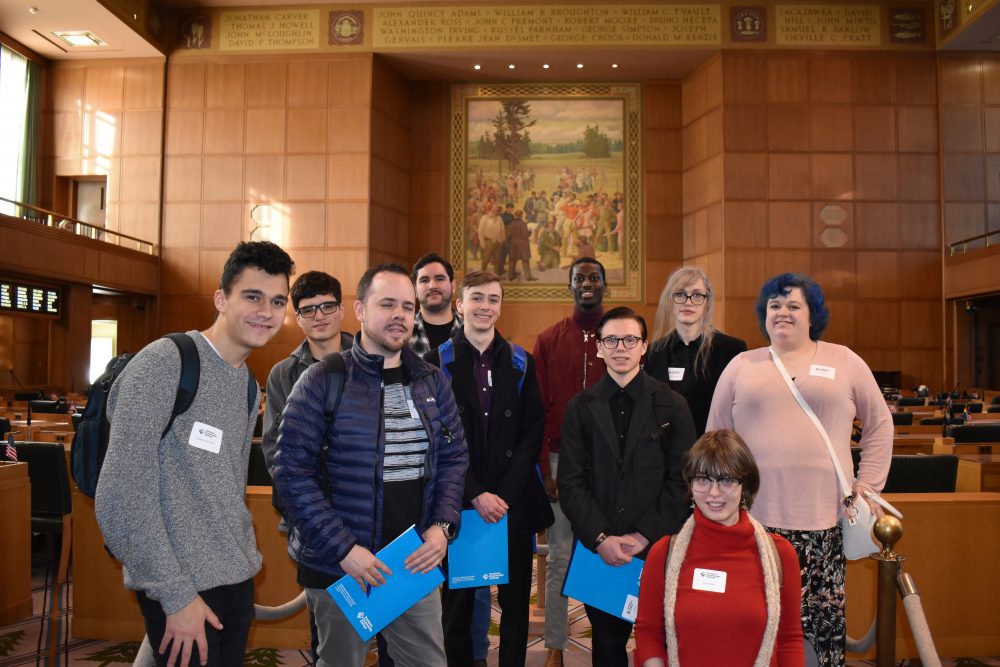 The ASPCC Legislative Interns at the Capitol