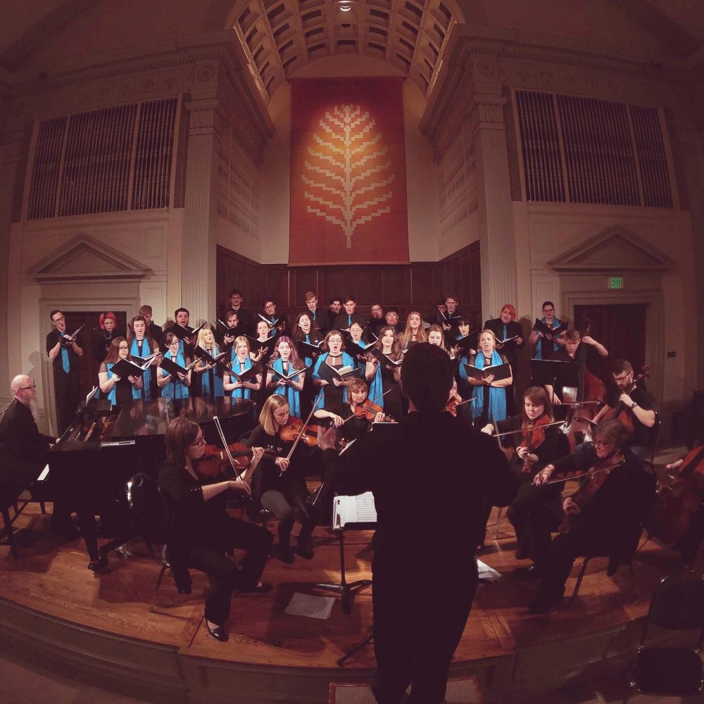 choir with orchestra