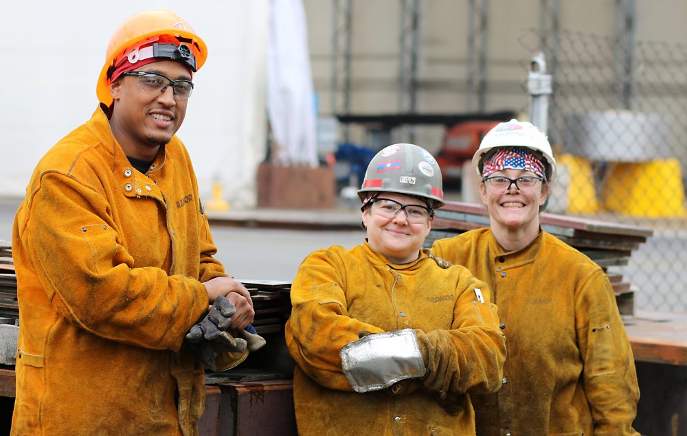 Students in Maritime Welding Career Pathways.