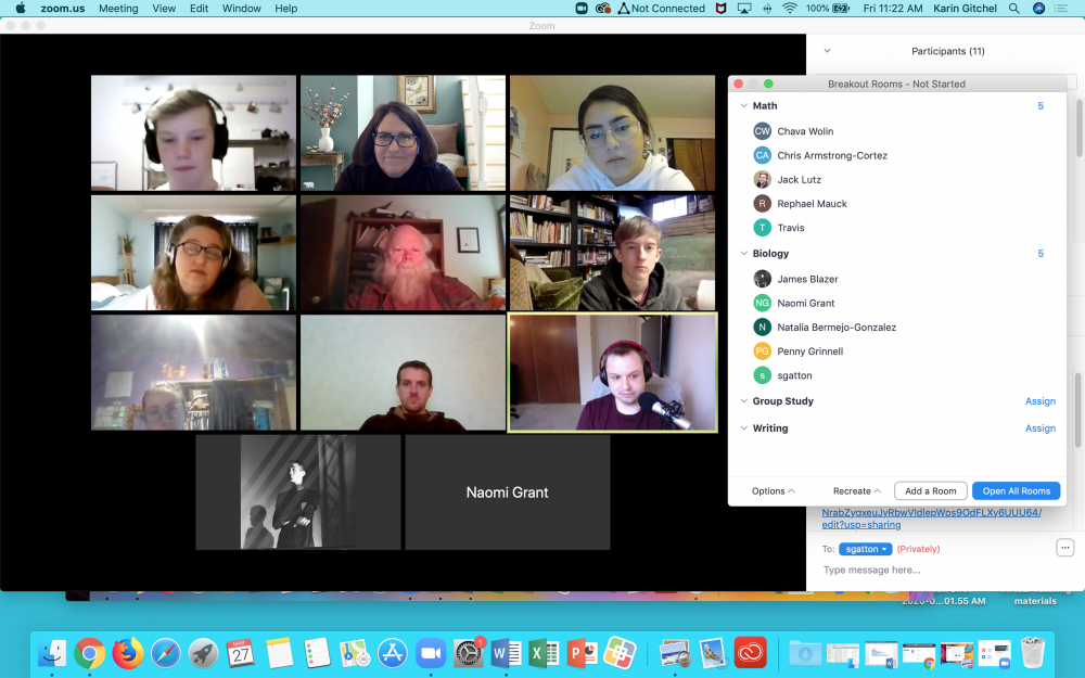 Virtual Tutoring Zoom meeting.