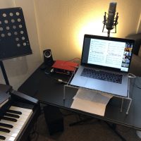 home recording and performance set-up