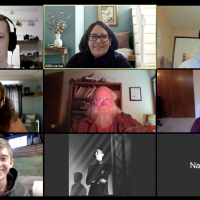 View of Karin Gitchel's Zoom meeting.
