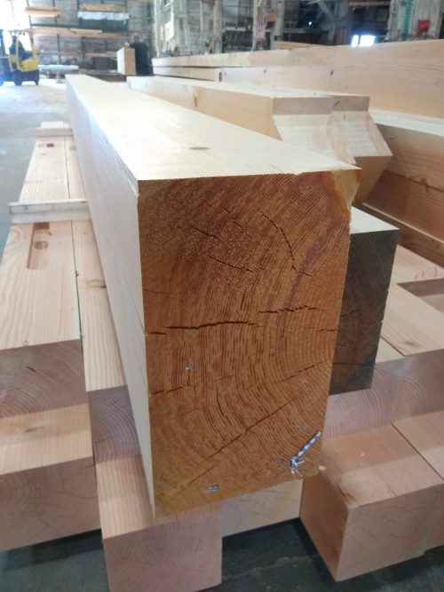 CLT beams fabricated by Cut My Timber