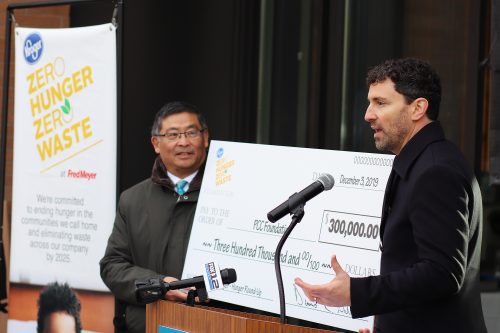 Fred Meyer donated $300,000 to PCC's food pantries.
