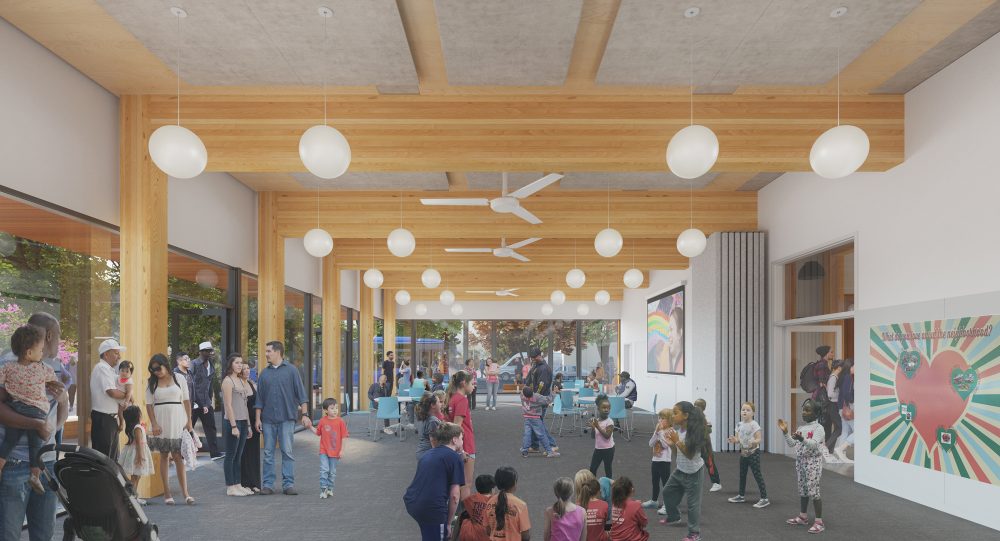 Interior of PMWTC's community room.