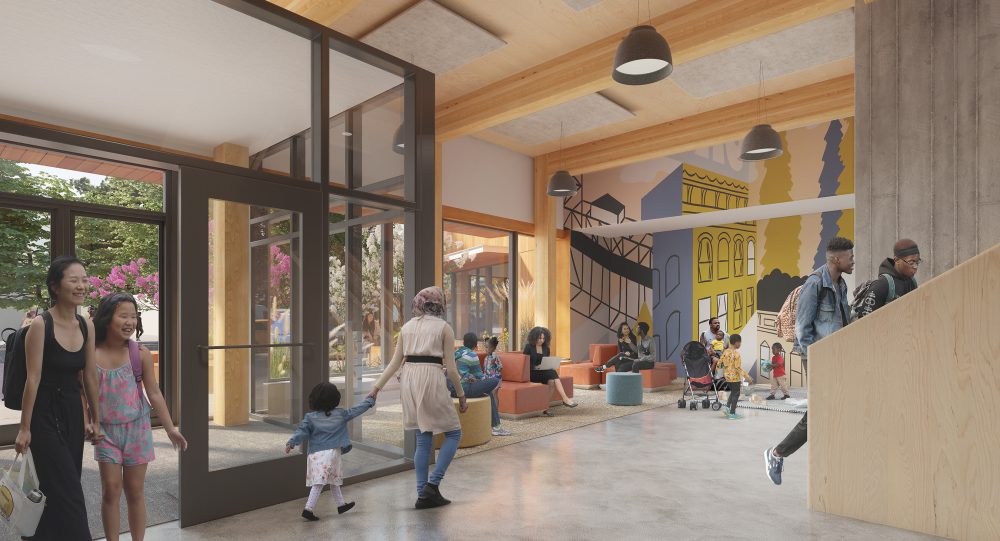 New PMWTC building lobby and waiting area