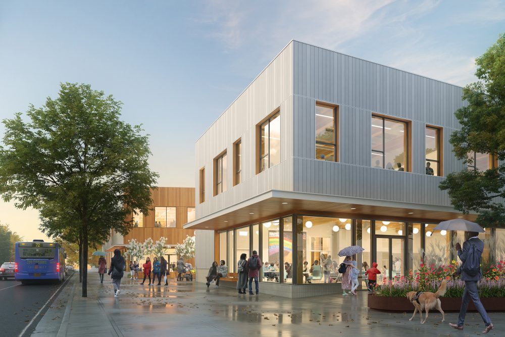 View of the community room of the new PMWTC bulding