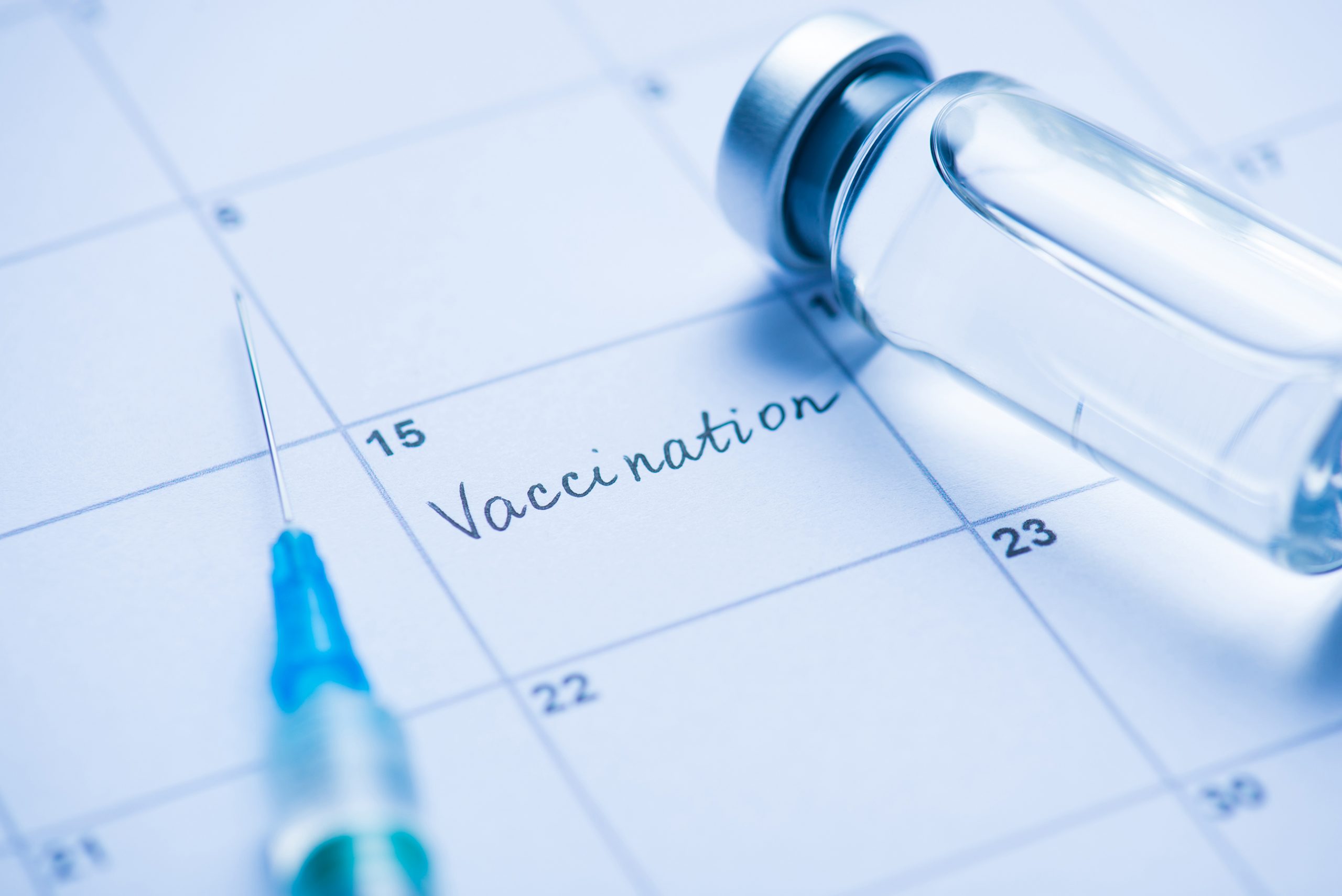 Vaccine calendar.