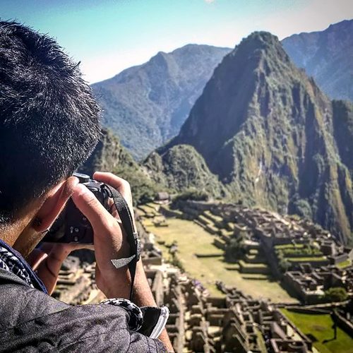 Chad Sprangel in Machu Picchu