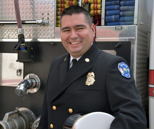 Scappoose Fire Division Chief Miguel Bautista.