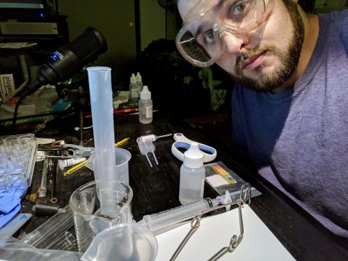 Justin Stenberg and his home lab
