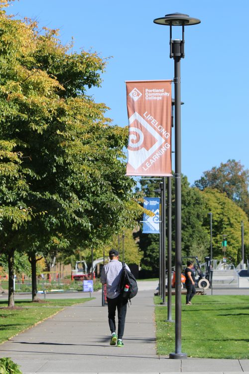 banner at Cascade