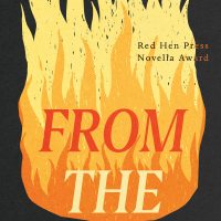 Book Cover with the text "From the Caves" and a picture of flames with a black background