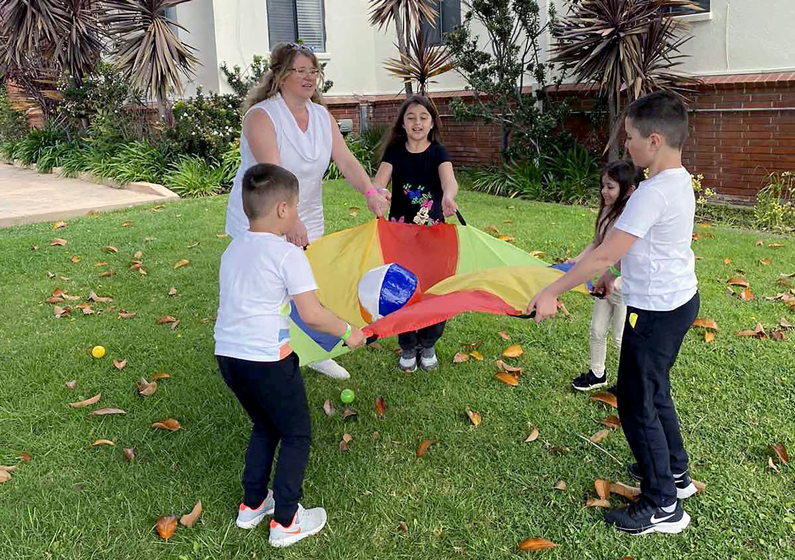 Ukrainian children playing.