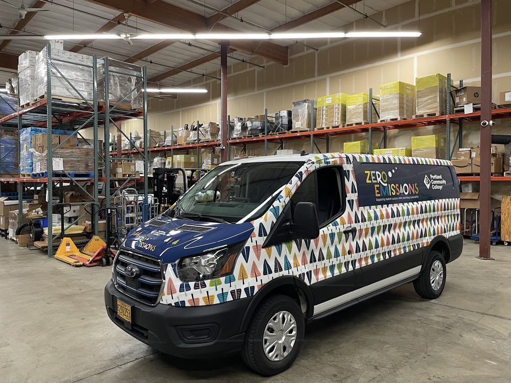 The new Ford van has saved PCC 350 gallons of fuel in six months.