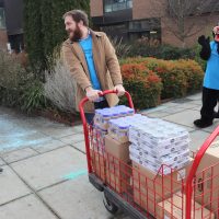 Fred Meyer donated food.