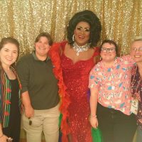 Logan Bojarski is to the right of Poison Waters.