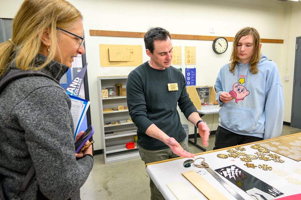 Learning about the Maker Lab.