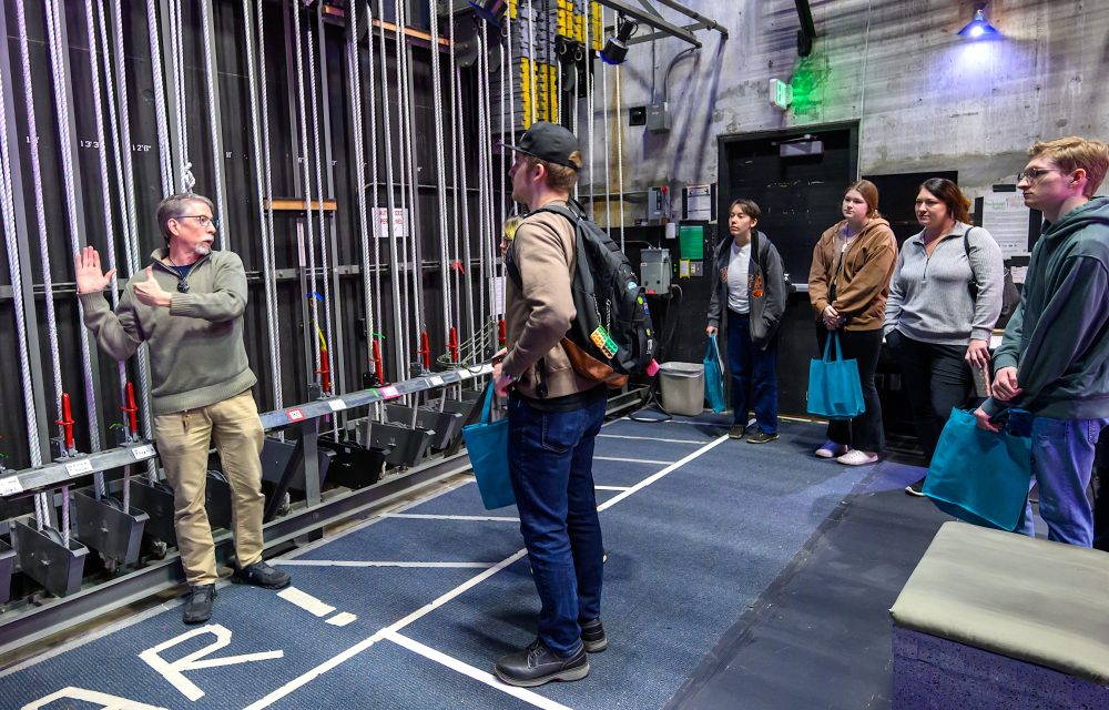 Theater Arts tour with Dan Hays.