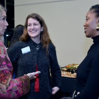 Courtney Neron with Laurie Wagner and Dr. Bennings.