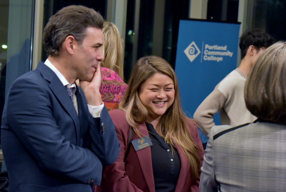 Rob Wagner with How Nguyen.