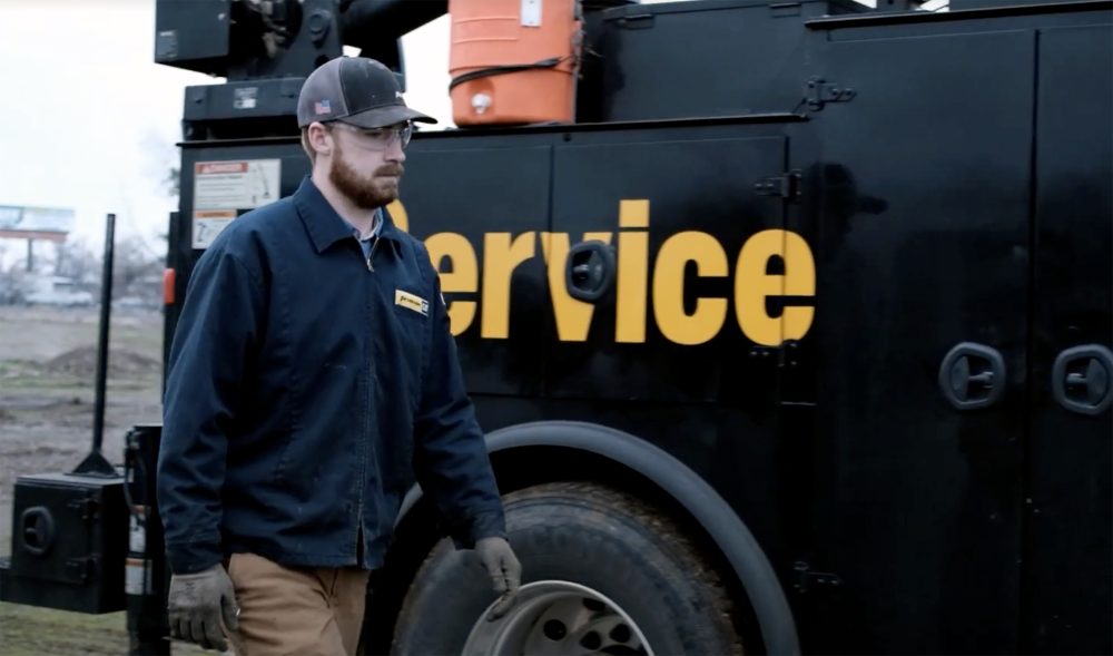 Ben Brown next to truck