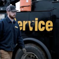 Ben Brown next to truck