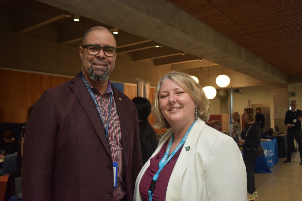 Two people standing side by side: Nursing Program Dean and Jobs and Internships