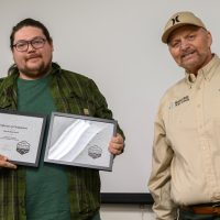 Kai Blanchard with Todd Barnett.